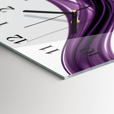 Reloj de vidrio Arte abstracto