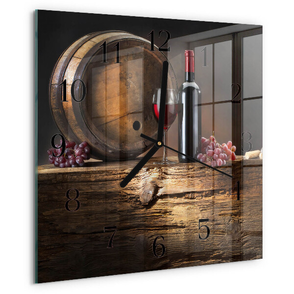 Reloj de vidrio Uvas para vino