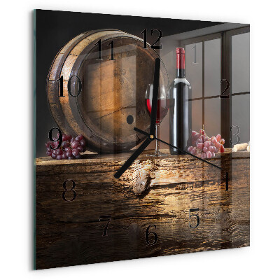Reloj de vidrio Uvas para vino