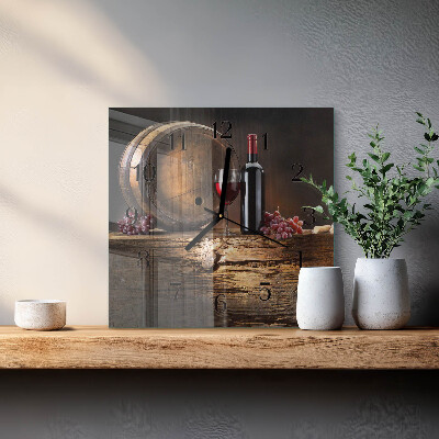 Reloj de vidrio Uvas para vino