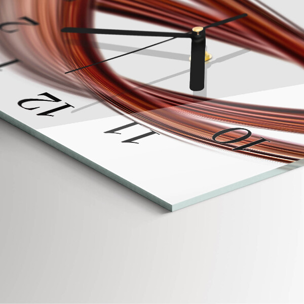Reloj de vidrio Líneas abstractas