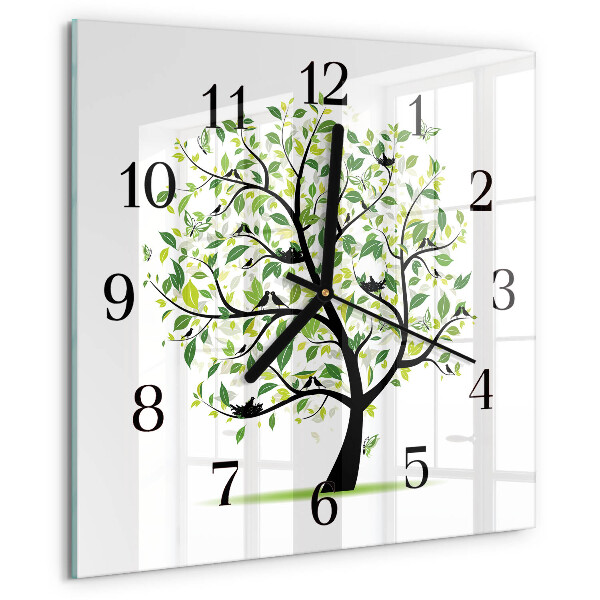 Reloj de vidrio Árbol