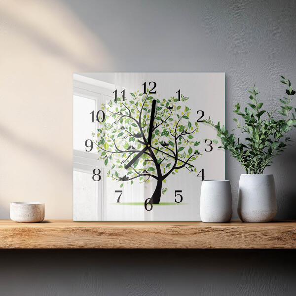 Reloj de vidrio Árbol