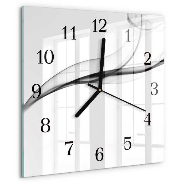 Reloj de vidrio Humo abstracto