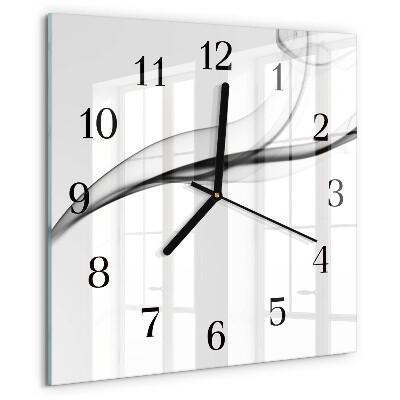 Reloj de vidrio Humo abstracto