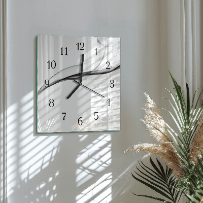 Reloj de vidrio Humo abstracto