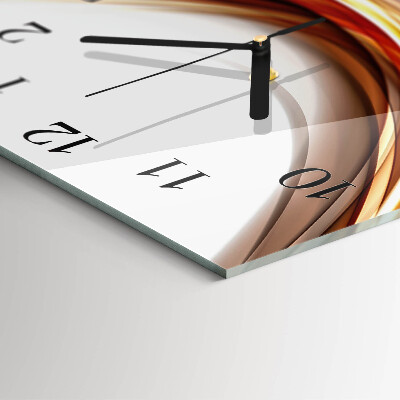 Reloj de vidrio Líneas abstractas