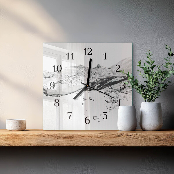 Reloj de vidrio Agua