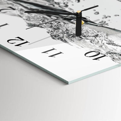 Reloj de vidrio Agua