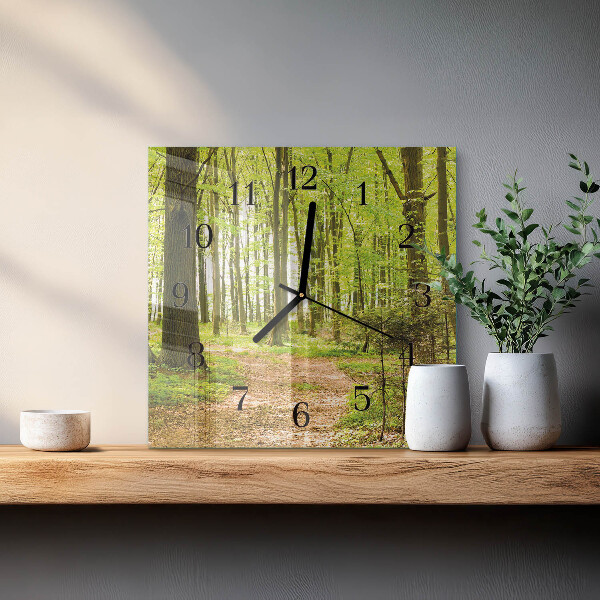 Reloj de vidrio Bosque