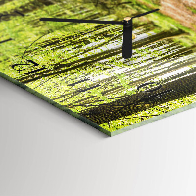 Reloj de vidrio Bosque