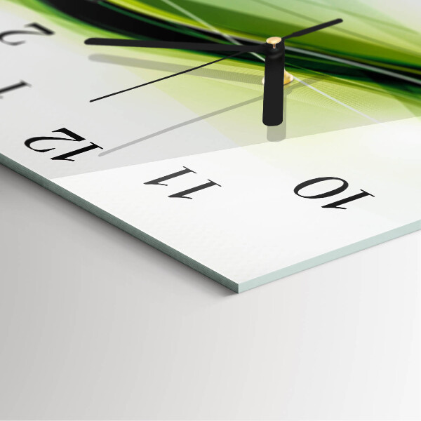 Reloj de vidrio Líneas abstractas