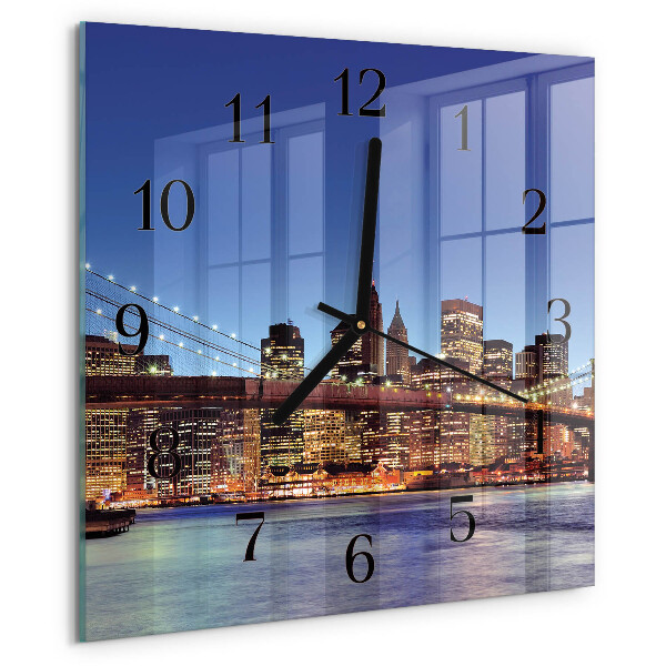 Reloj de vidrio Puente horizontal
