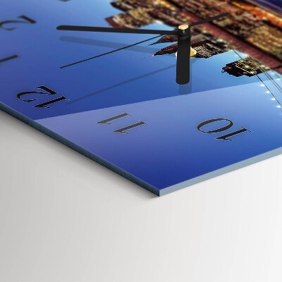 Reloj de vidrio Puente horizontal