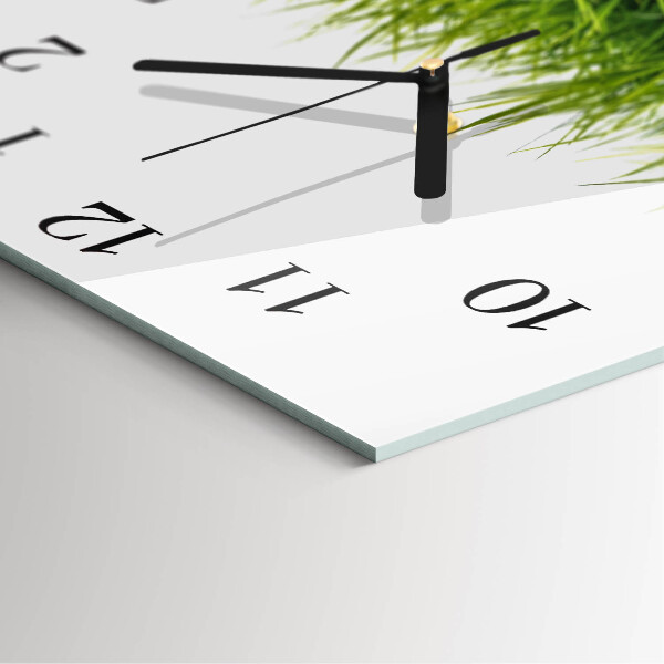 Reloj de vidrio Césped