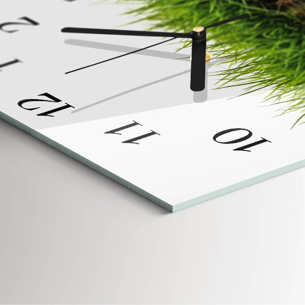 Reloj de vidrio Césped