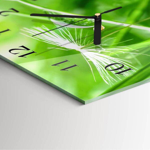 Reloj de vidrio Césped