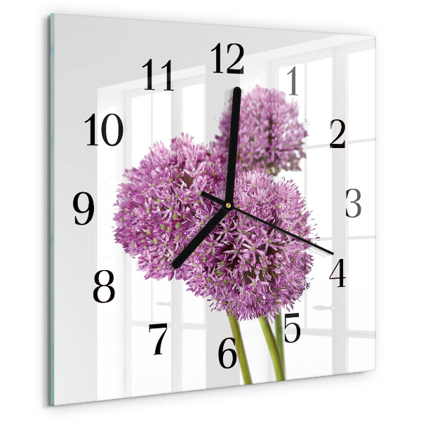 Reloj de vidrio Flor