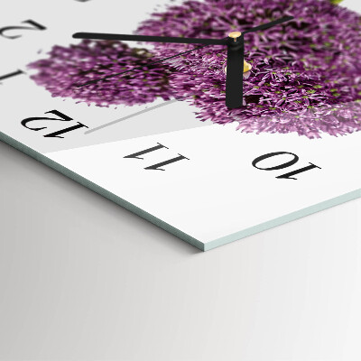 Reloj de vidrio Flor