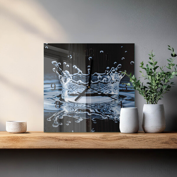 Reloj de vidrio Agua