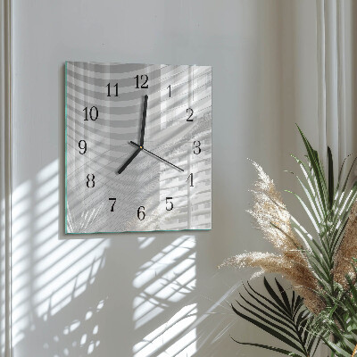 Reloj de vidrio Líneas abstractas