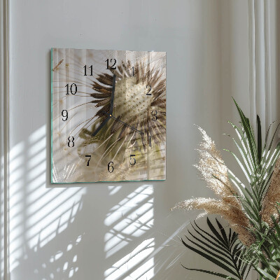 Reloj de vidrio Diente de león