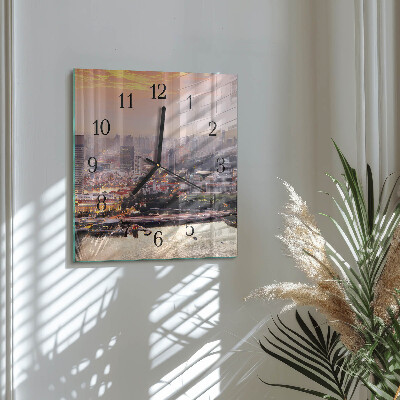Reloj de vidrio Ciudad