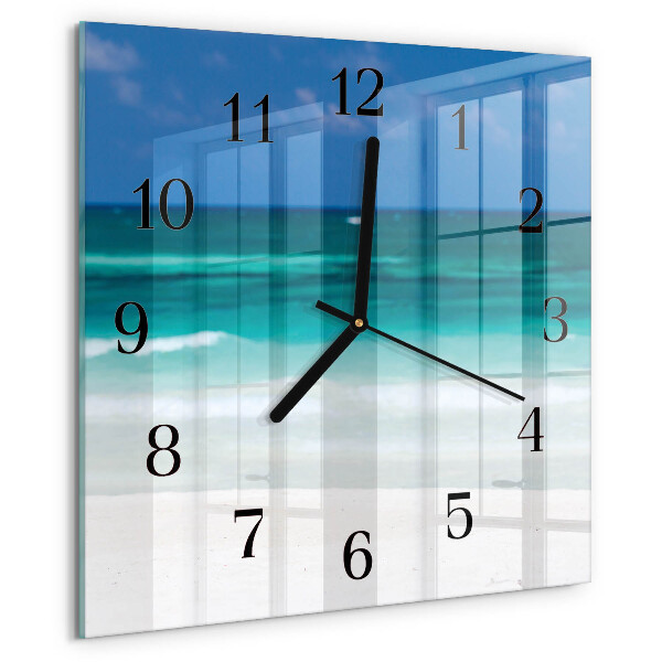 Reloj de vidrio Playa Mar