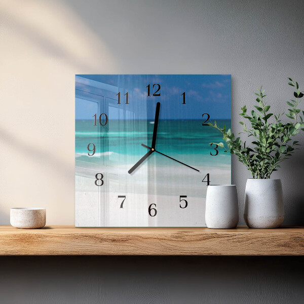 Reloj de vidrio Playa Mar