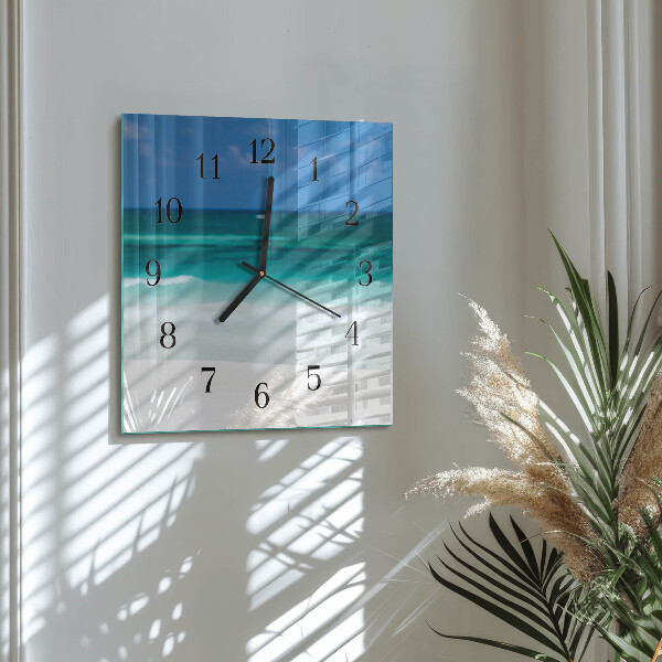 Reloj de vidrio Playa Mar