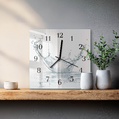 Reloj de vidrio Agua