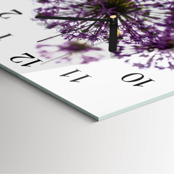 Reloj de vidrio Flor