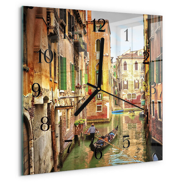 Reloj de vidrio El barco veneciano