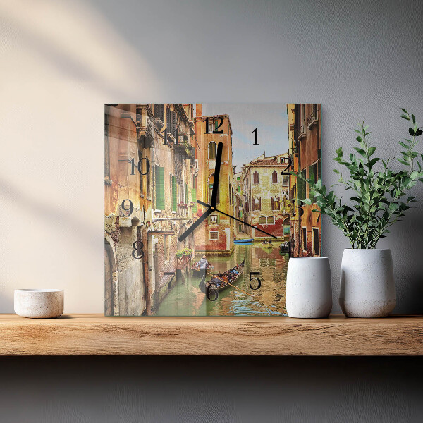 Reloj de vidrio El barco veneciano