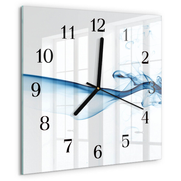 Reloj de vidrio Humo abstracto