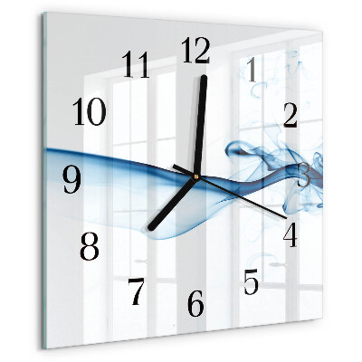 Reloj de vidrio Humo abstracto