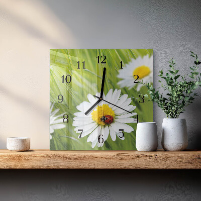 Reloj de vidrio Margaritas