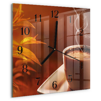 Reloj de vidrio Café