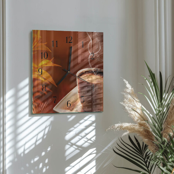 Reloj de vidrio Café