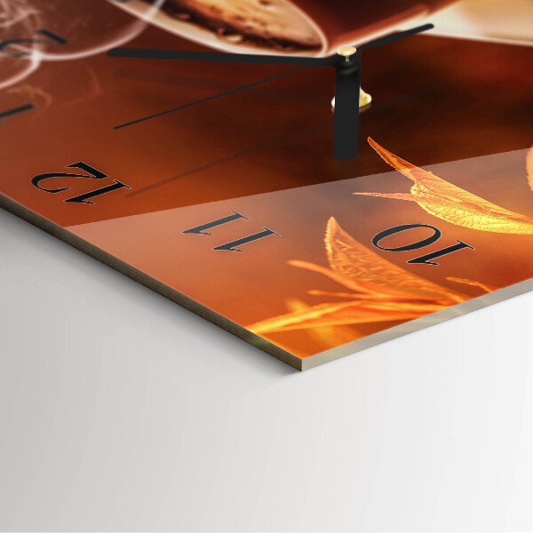 Reloj de vidrio Café