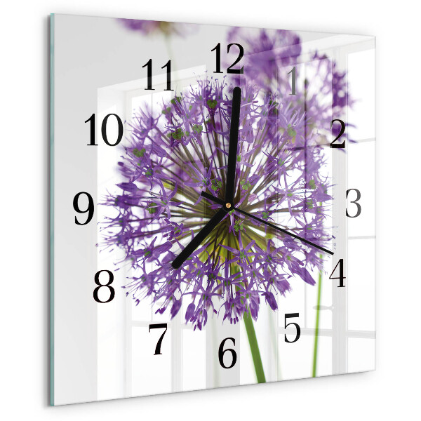Reloj de vidrio Flor