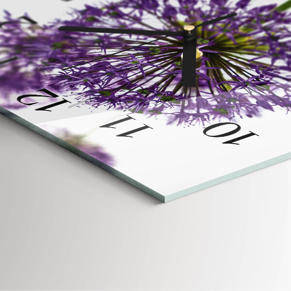 Reloj de vidrio Flor