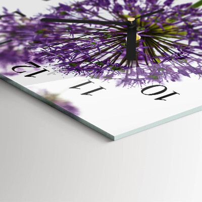 Reloj de vidrio Flor