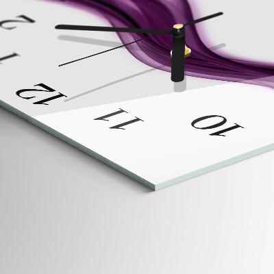 Reloj de vidrio Líneas abstractas