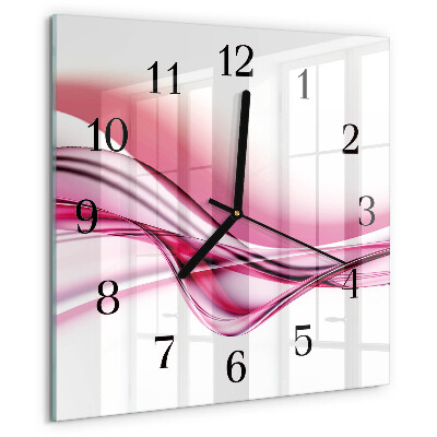 Reloj de vidrio Arte abstracto