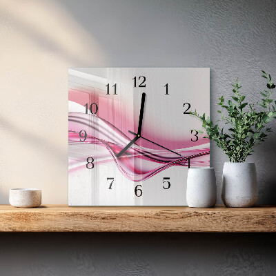 Reloj de vidrio Arte abstracto