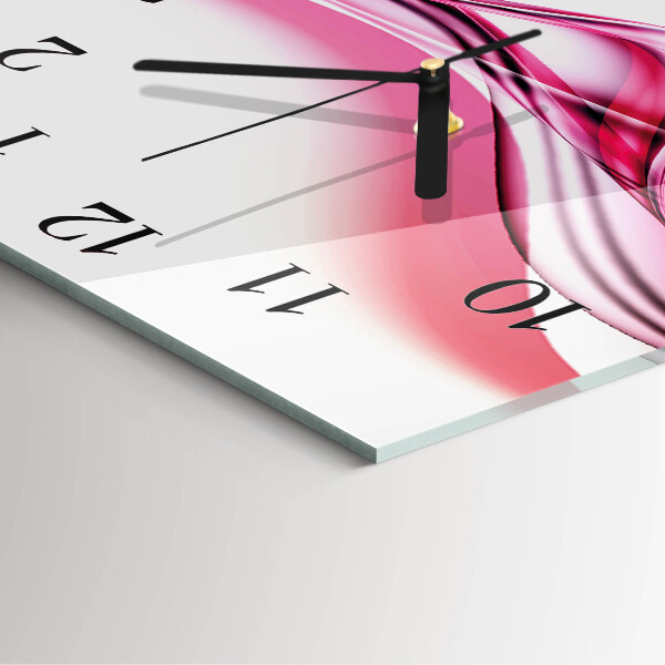 Reloj de vidrio Arte abstracto