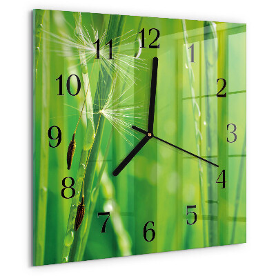 Reloj de vidrio Césped