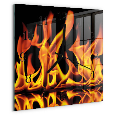 Reloj de vidrio Fuego