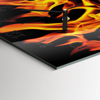 Reloj de vidrio Fuego